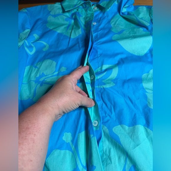 EUC STAUD’s Mini Honu Shirt Dress. Size S - Picture 8 of 9